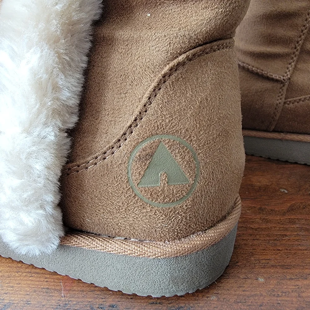 Women's Brown Shearling Boots